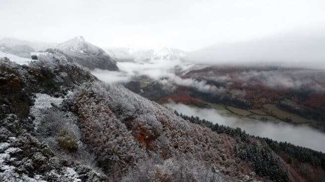 Primeras nevadas en el pirineo navarro
