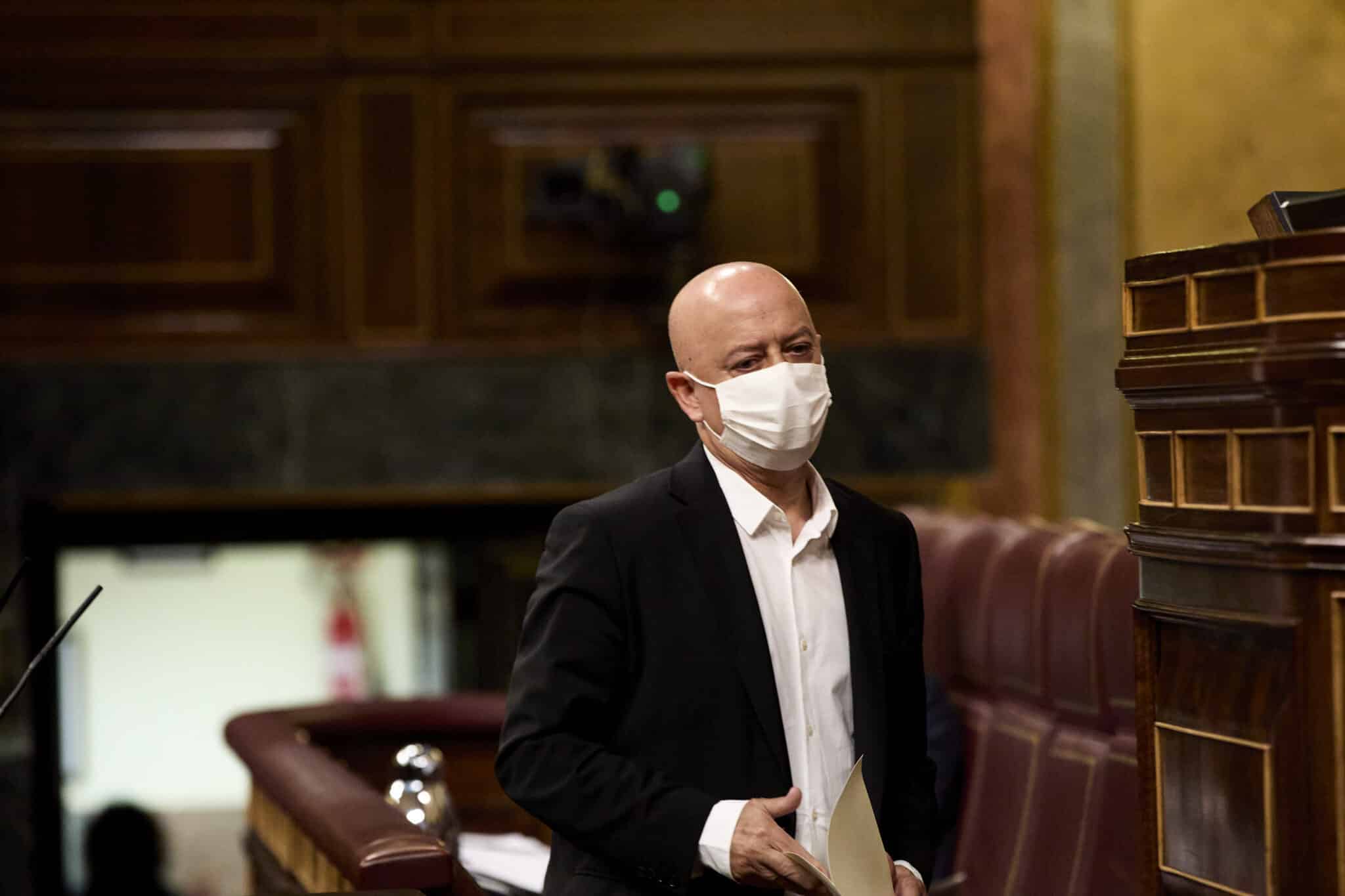 El diputado vasco del PSOE, Odón Elorza, en una sesión plenaria en el Congreso de los Diputados.