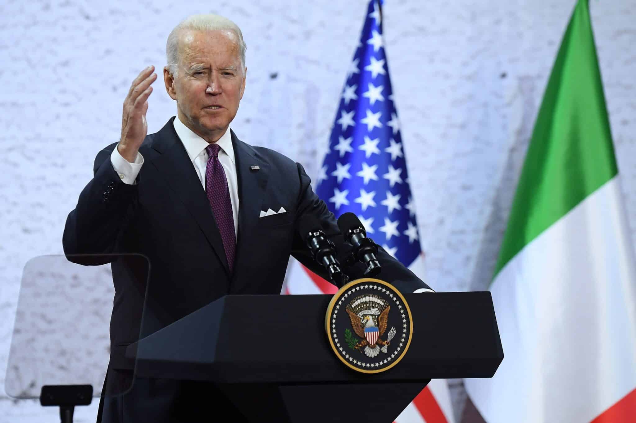 Joe Biden en reunión del G20