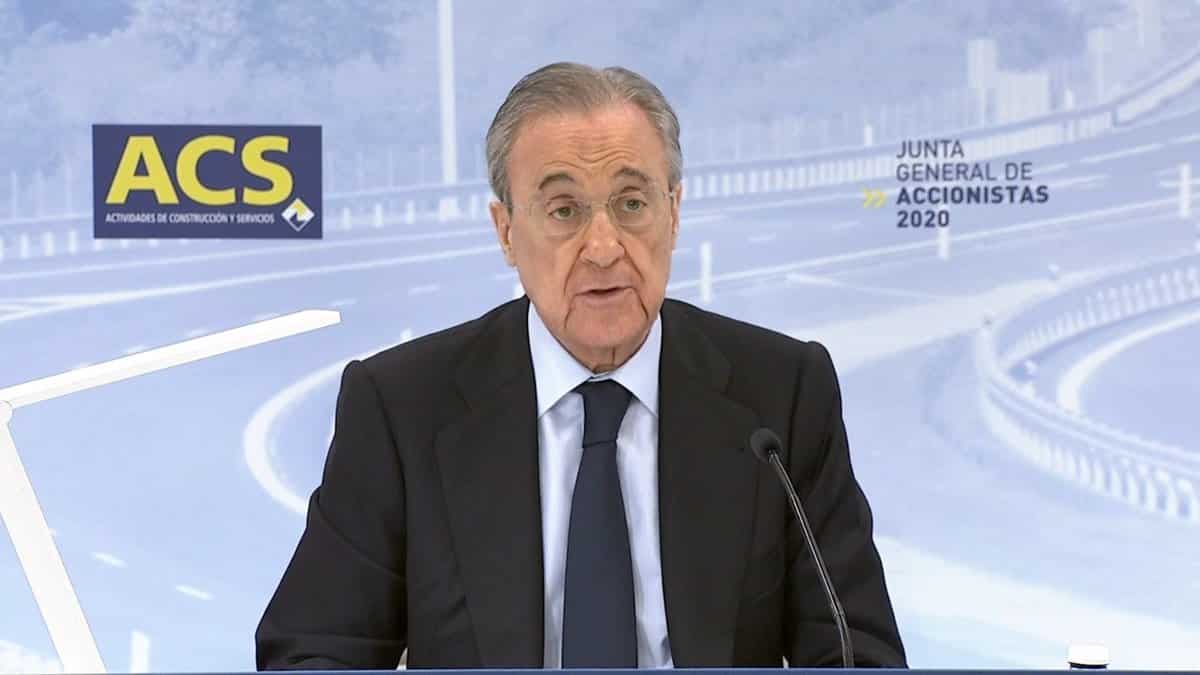 El presidente de ACS, Florentino Pérez