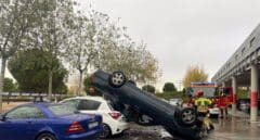Atendida una mujer tras caer con su coche de una planta a otra del parking del Río Hortega de Valladolid