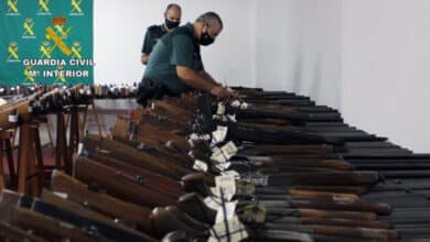 Arcabuces, ballestas, escopetas, rifles... El arsenal que custodia la Guardia Civil