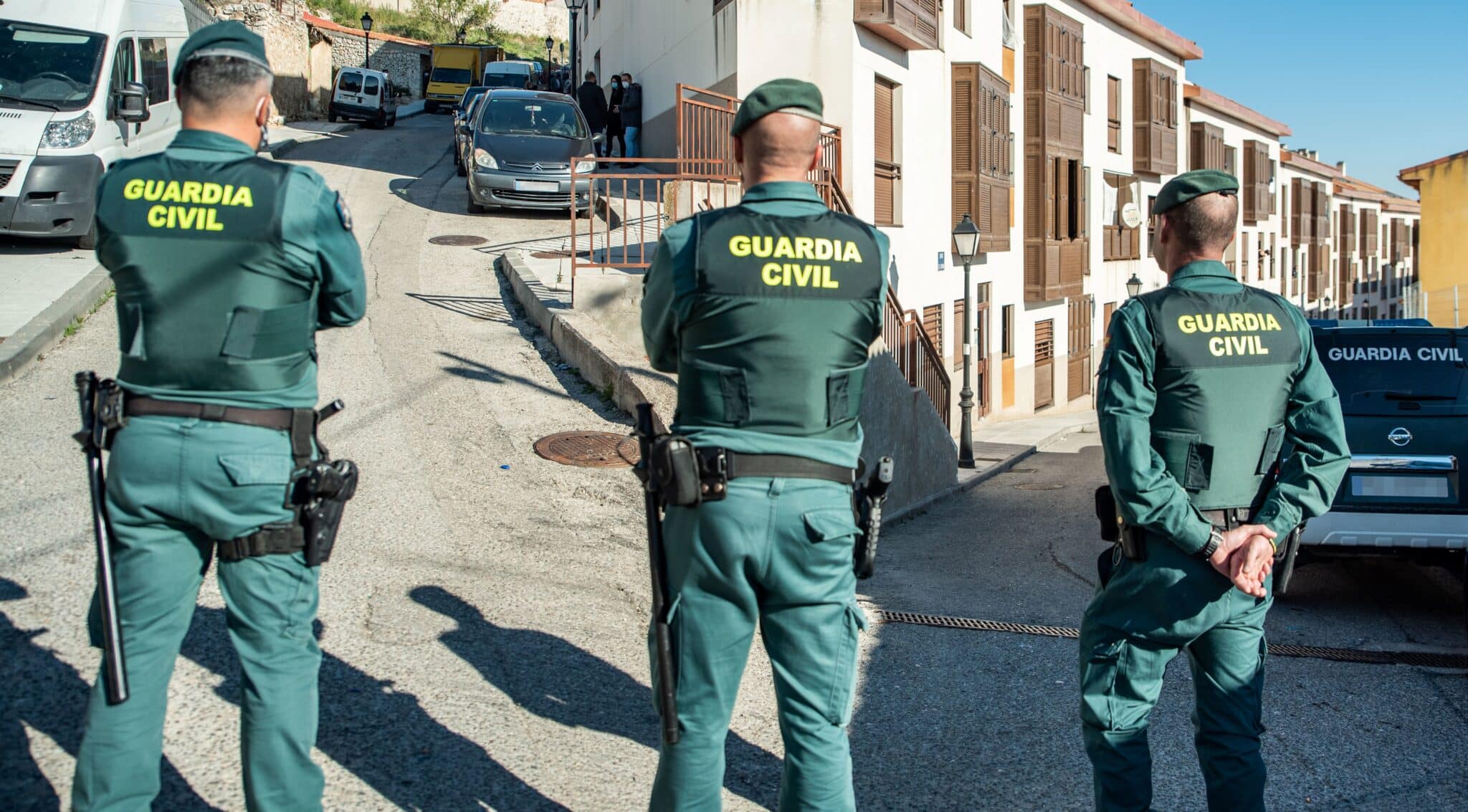 Agentes de la Guardia Civil, en un operativo