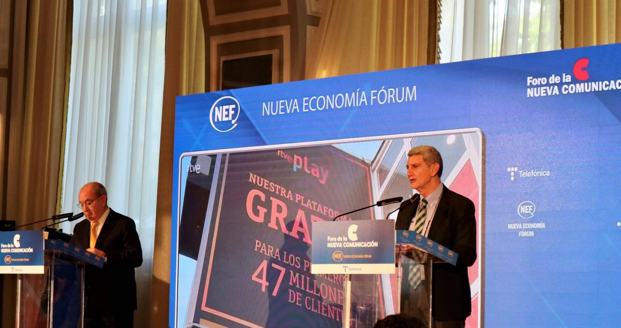 José Manuel Pérez Tornero, presidente de RTVE en la Conferencia Nueva Economía Forum
