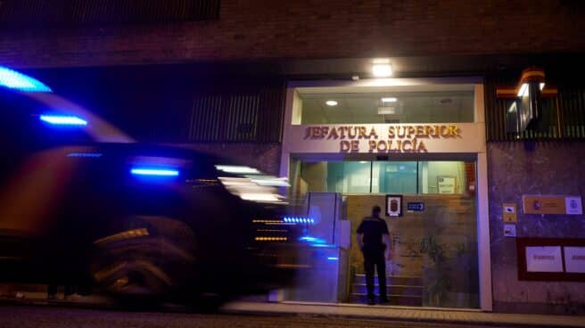 Fachada de la Jefatura Superior de Policía en Pamplona (Navarra).