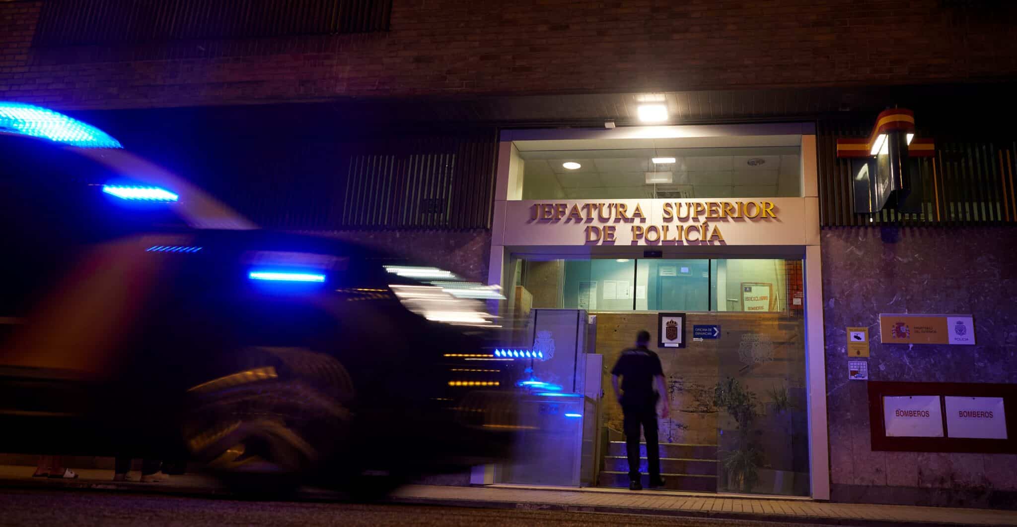 Fachada de la Jefatura Superior de Policía en Pamplona (Navarra).