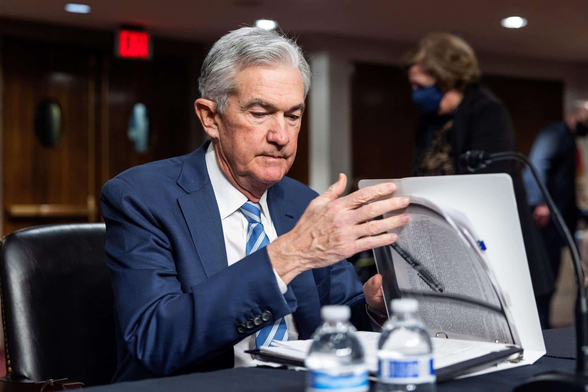 El presidente de la Reserva Federal norteamericana, Jerome Powell.