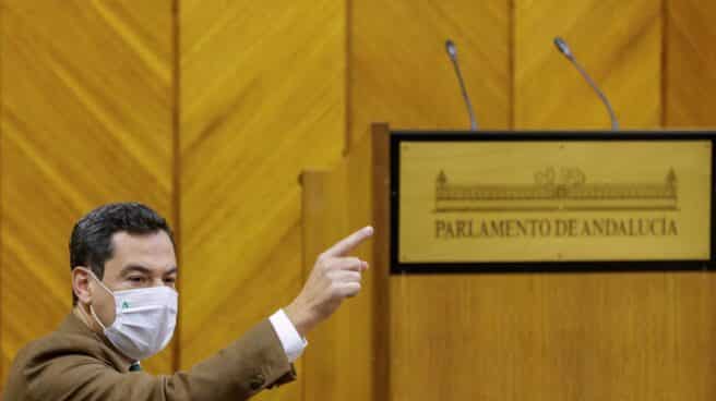 El presidente de la Junta de Andalucía, Juanma Moreno.