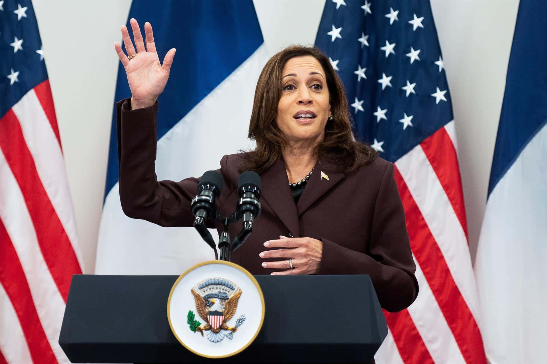 La vicepresidenta norteamericana, Kamala Harris.