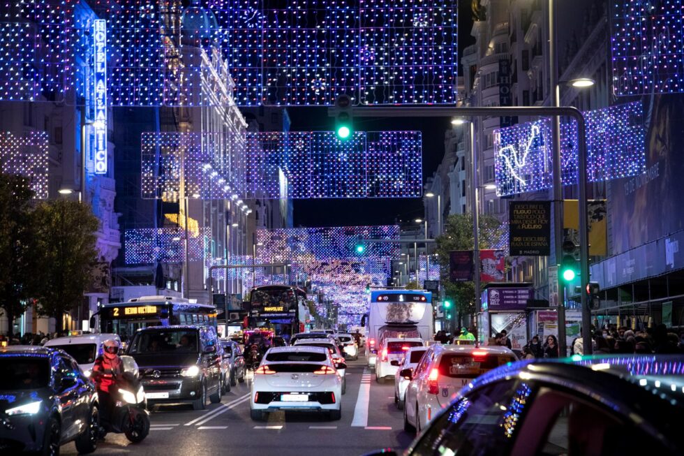 Iluminación navideña de la Gran Vía