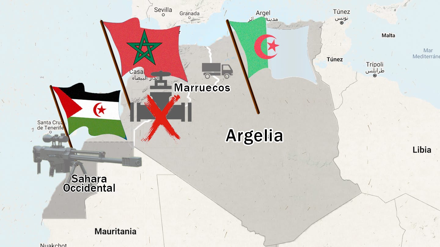 Lo que sucede entre Argelia y Marruecos