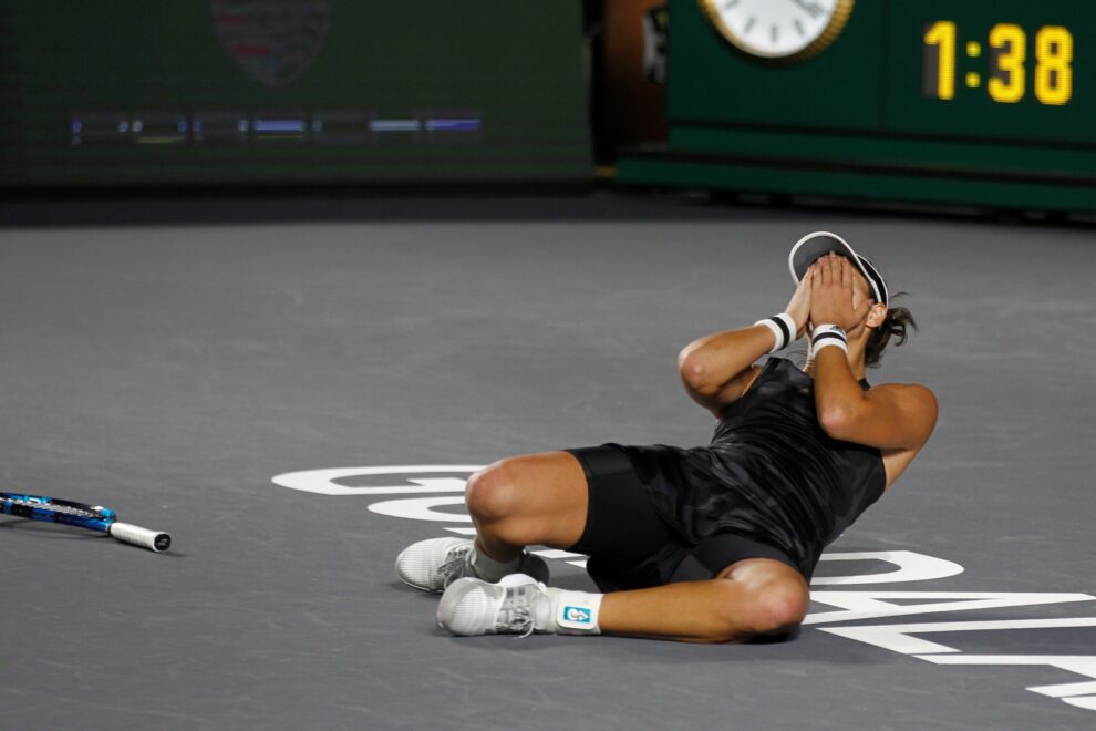 Garbiñe Muguruza, primera española que gana la Copa de Maestras