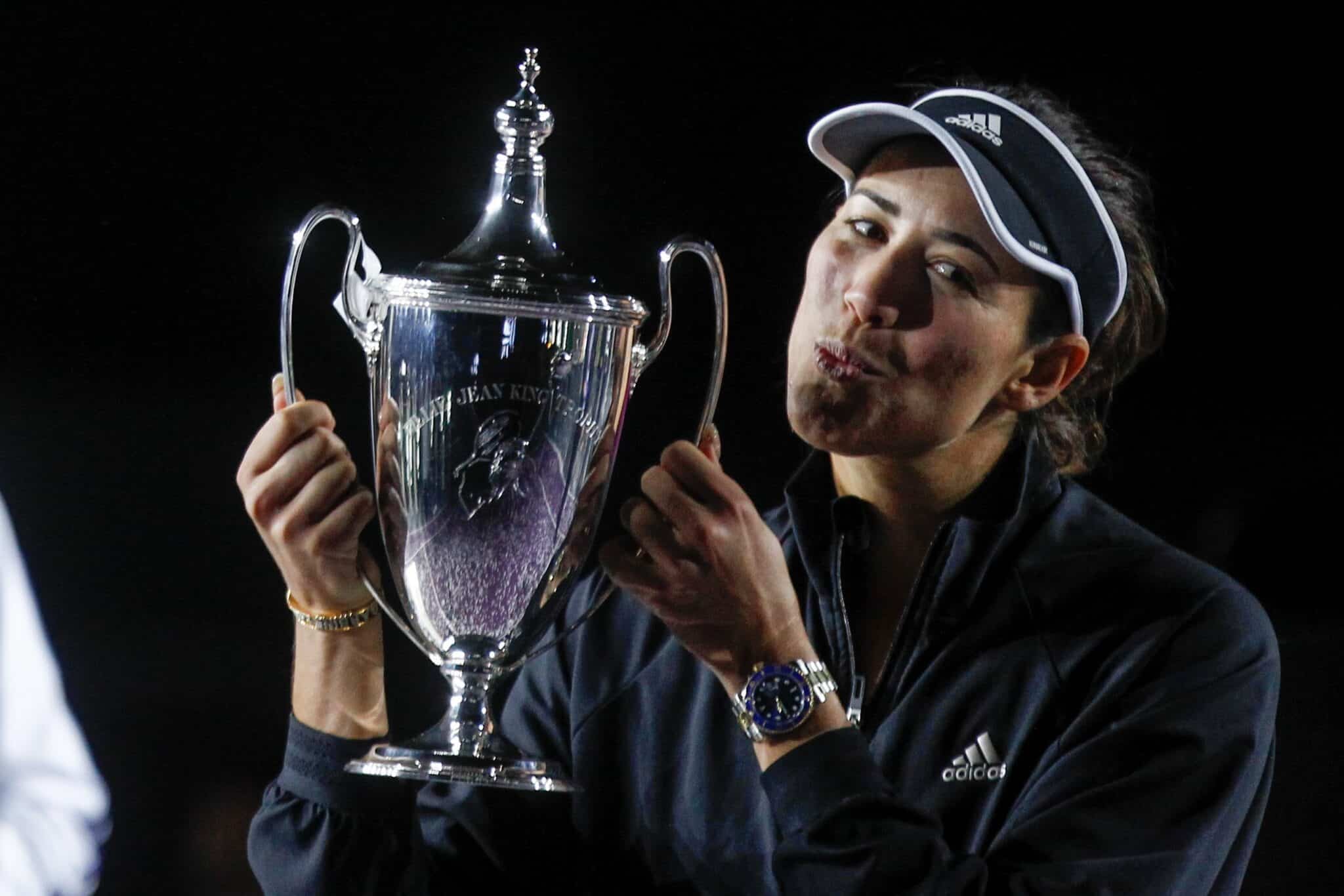 Garbiñe Muguruza, primera española que gana la Copa de Maestras