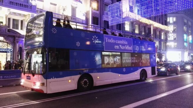 Autobús Naviluz de la Gran Vía.