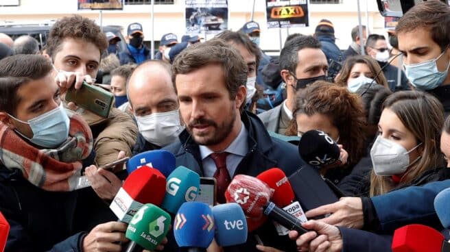 El líder del PP, Pablo Casado.