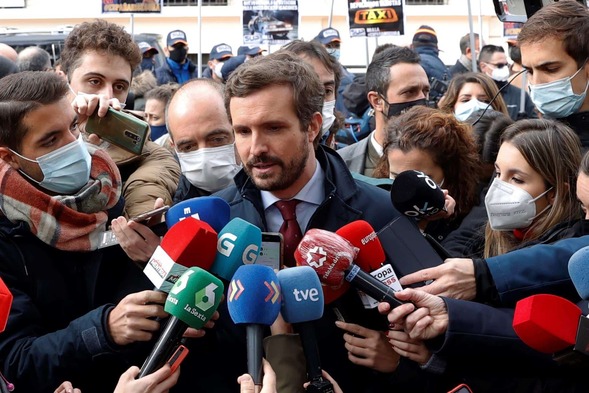 El líder del PP, Pablo Casado.