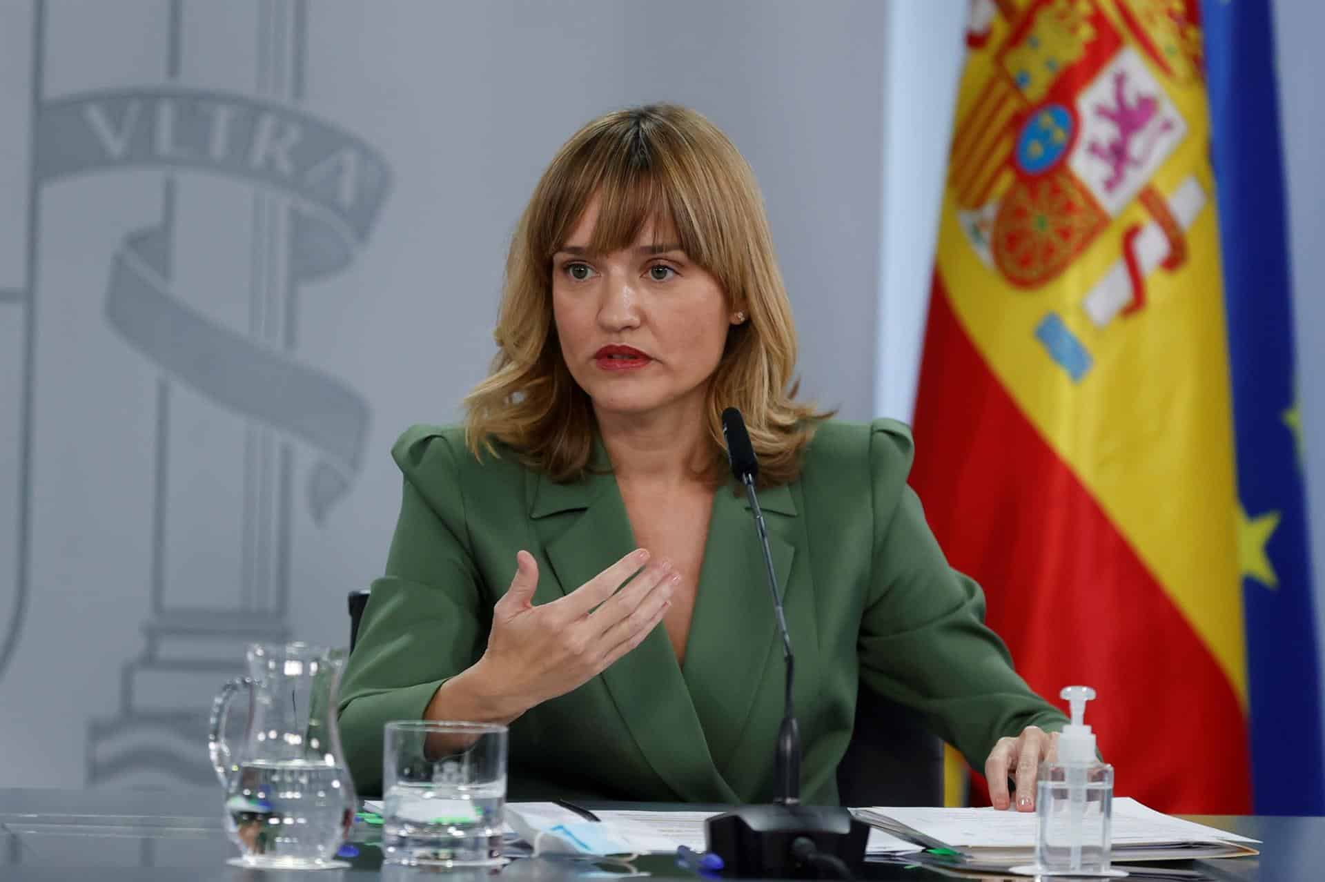 La ministra de Educación, Pilar Alegría.