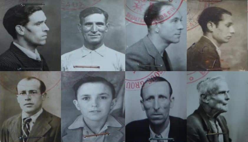 Fichas policiales de los los exiliados españoles que fueron esclavos del nazismo