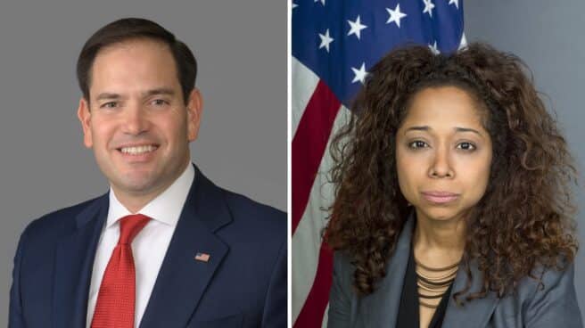 El senador Marco Rubio bloquea a la nueva embajadora de EEUU en España por apología De Castro El senador republicano de origen cubano, Marco Rubio y la abogada y diplomática estadounidense dominicana, Julissa Reynoso