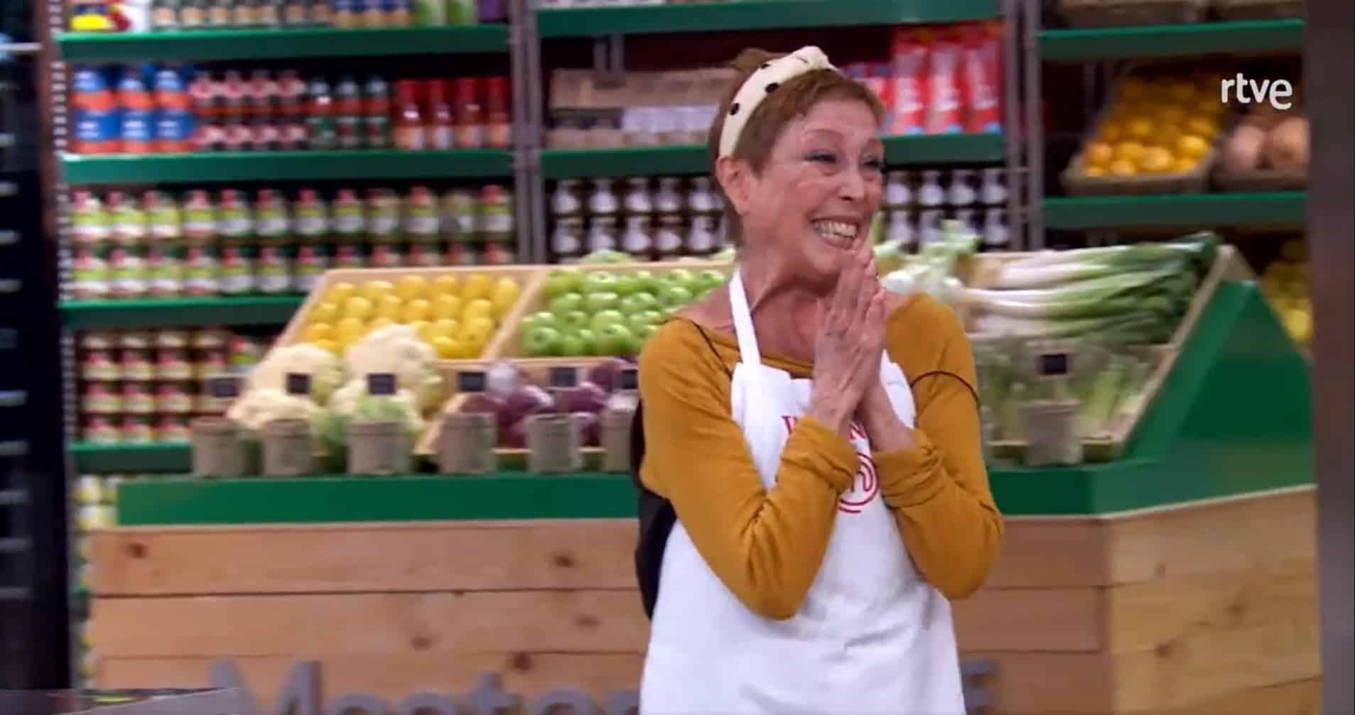 Verónica Forqué en su programa de despedida de MasterChef Celebrity