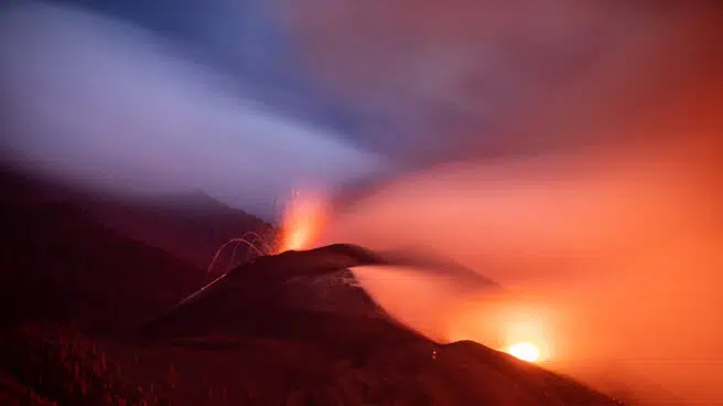 Los científicos observan que el volcán de La Palma "tiene cada vez menos energía"