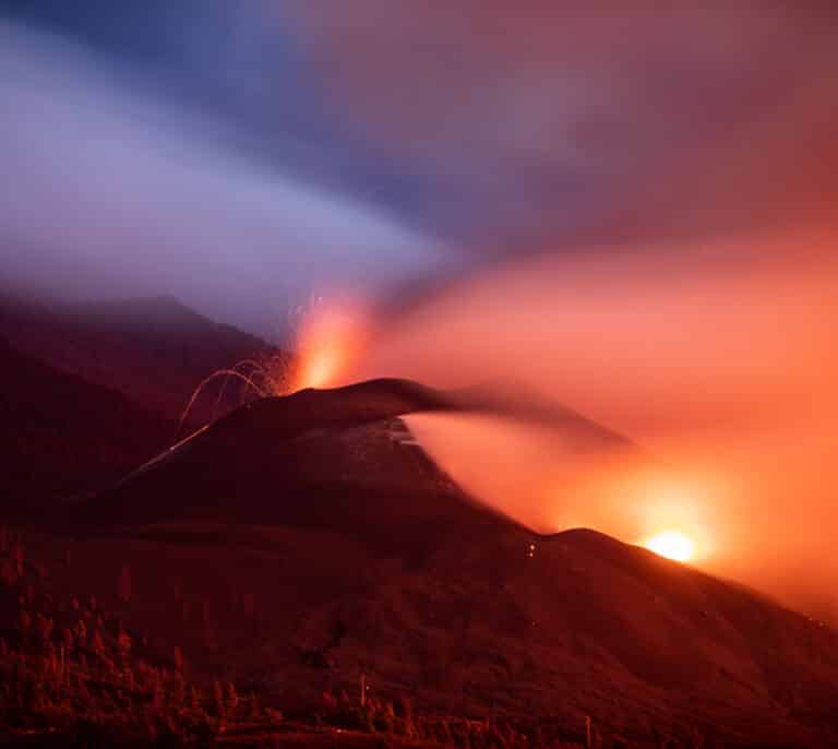 Los científicos observan que el volcán de La Palma "tiene cada vez menos energía"