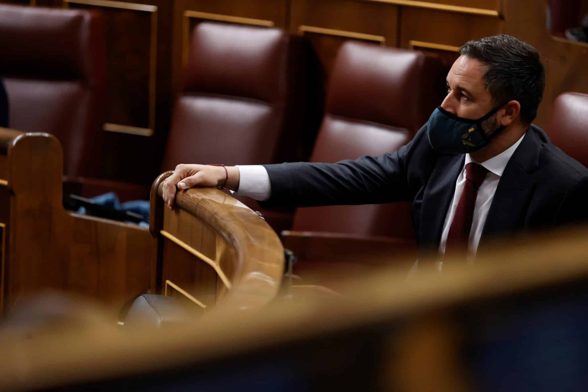 El líder de Vox, Santiago Abascal.