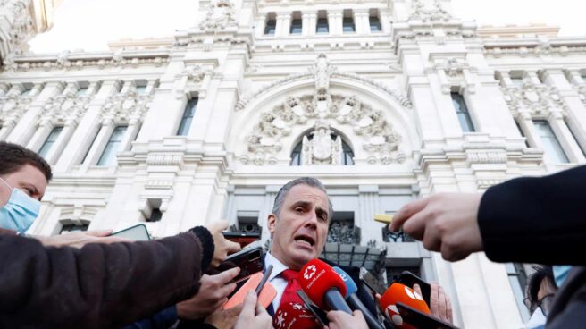Javier Ortega-Smith, en el Ayuntamiento de Madrid. Javier Ortega-Smith, en el Ayuntamiento de Madrid.