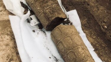Hallan una columna romana en Petrer considerada "excepcional"