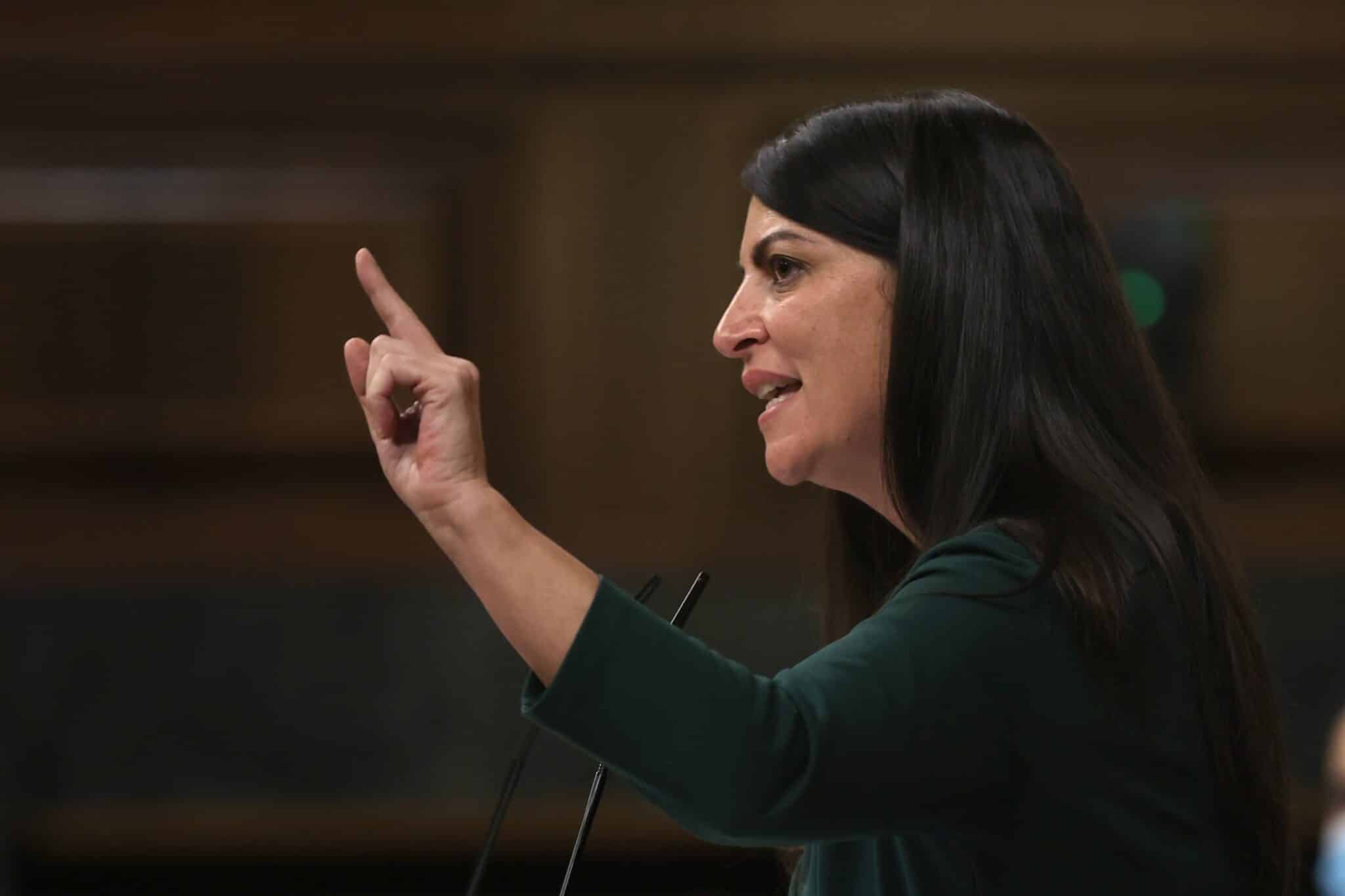 Macarena Olona, portavoz adjunta de Vox en el Congreso y candidata a la Junta de Andalucía.