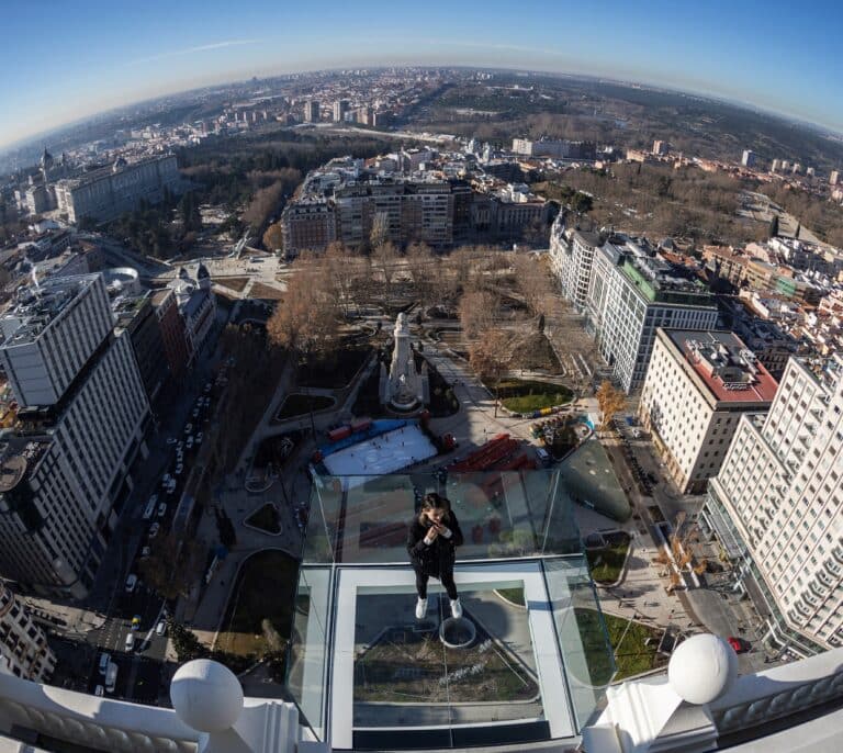 La 'nueva' vista de Madrid desde la Plaza de España
