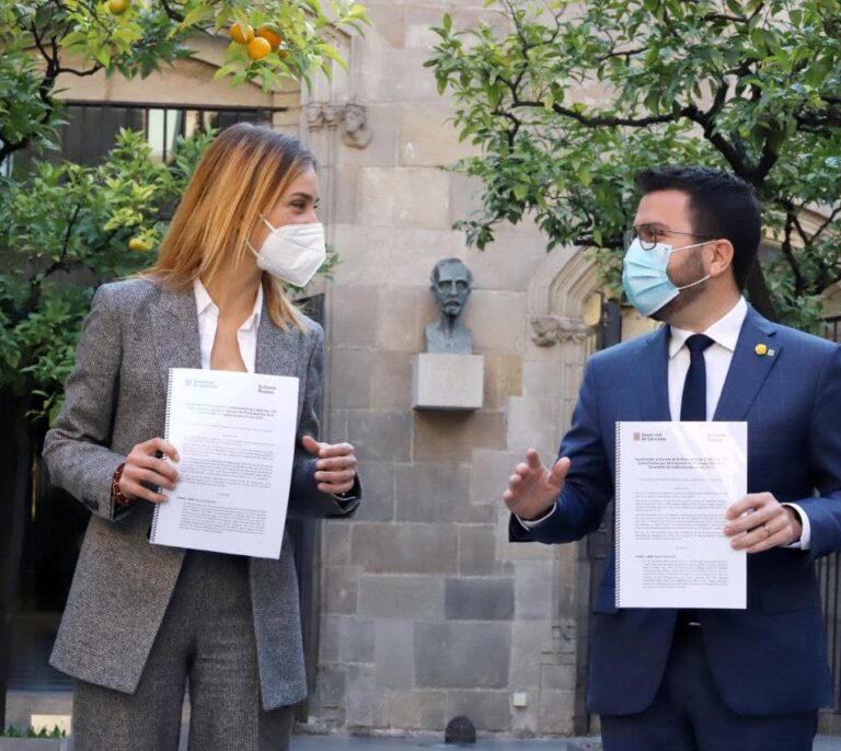 Aragonès se juega la estabilidad de su gobierno con el "no" a la reforma laboral