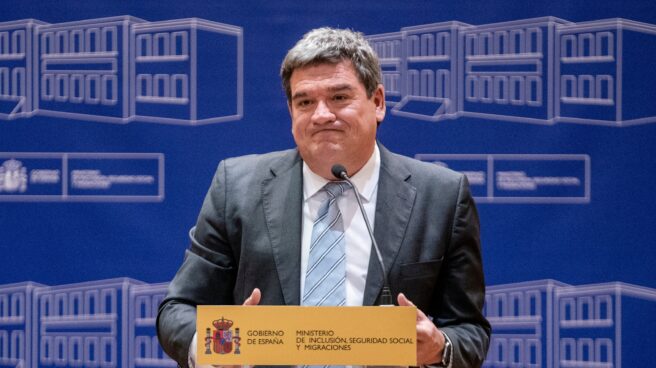 FMI y Banco de España critican la reforma de las pensiones El ministro de Inclusión, Seguridad Social y Migraciones, José Luis Escrivá, interviene en el acto