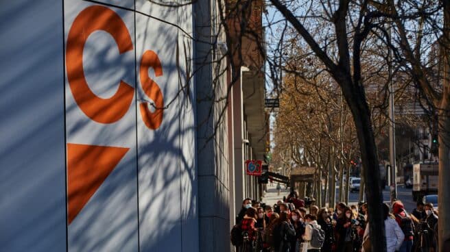Sede de Ciudadanos en la calle Alcalá de Madrid. Sede de Ciudadanos en la calle Alcalá de Madrid.