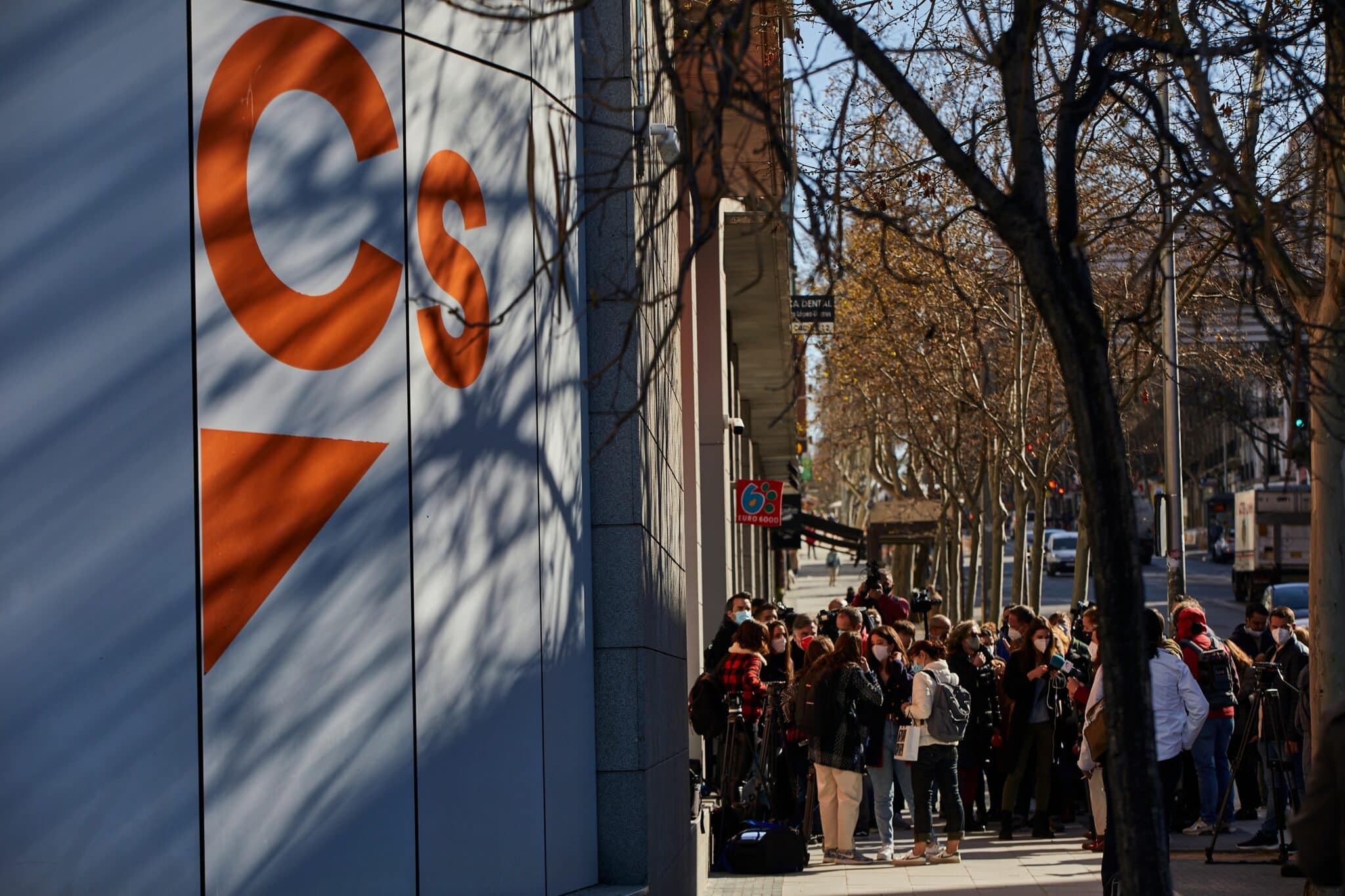 Sede de Ciudadanos en la calle Alcalá de Madrid.