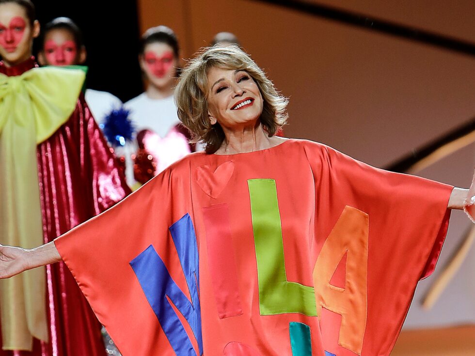 Mila Ximénez en el desfile de Ágatha Ruiz de la Prada