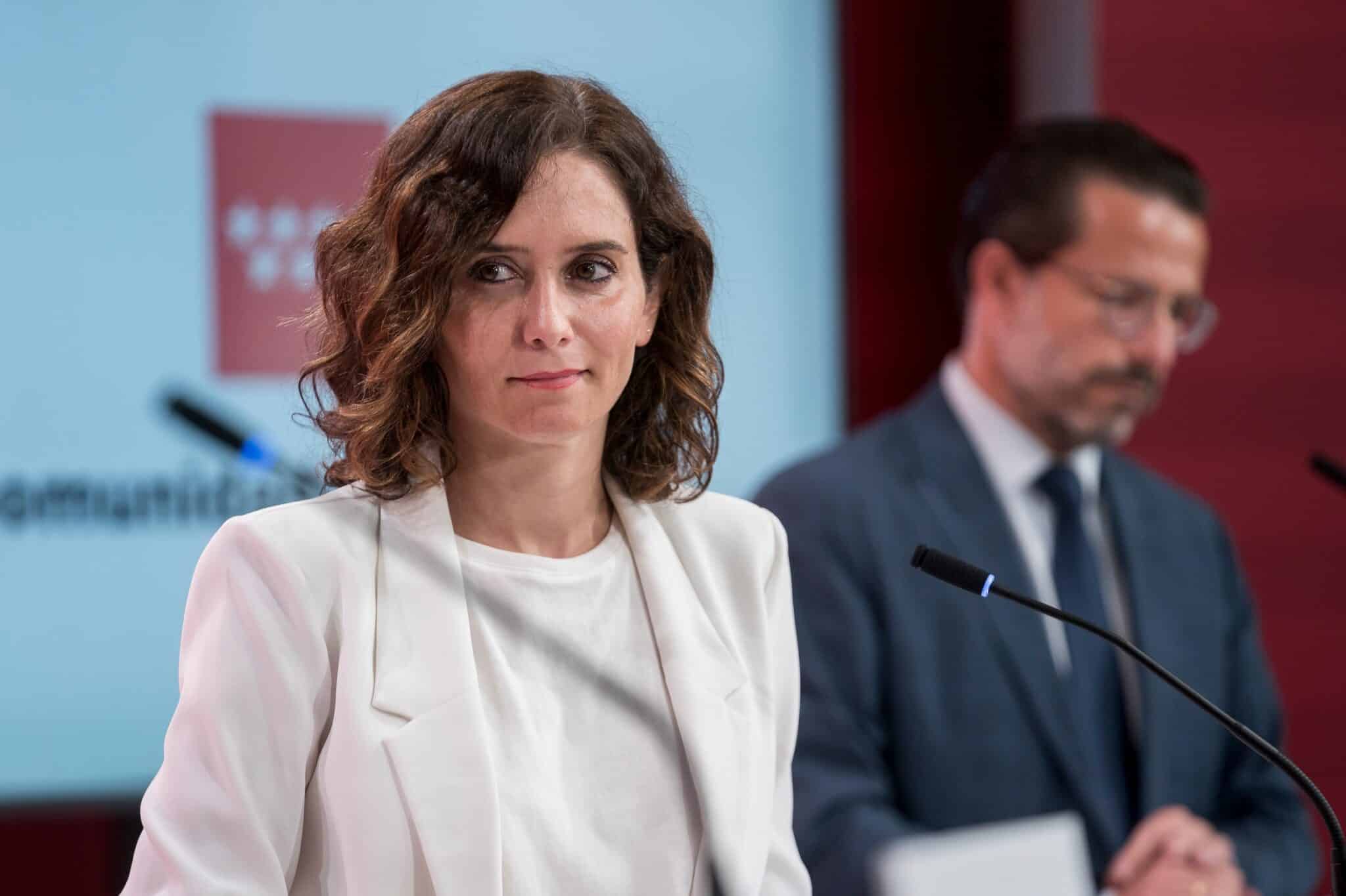 La presidenta de la Comunidad de Madrid, Isabel Díaz Ayuso.