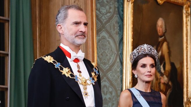 Don Felipe y Doña Letizia en la Casa Real