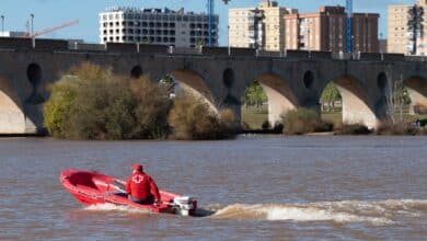 Efectivos del GEO buscan en el río Guadiana a Pablo Sierra