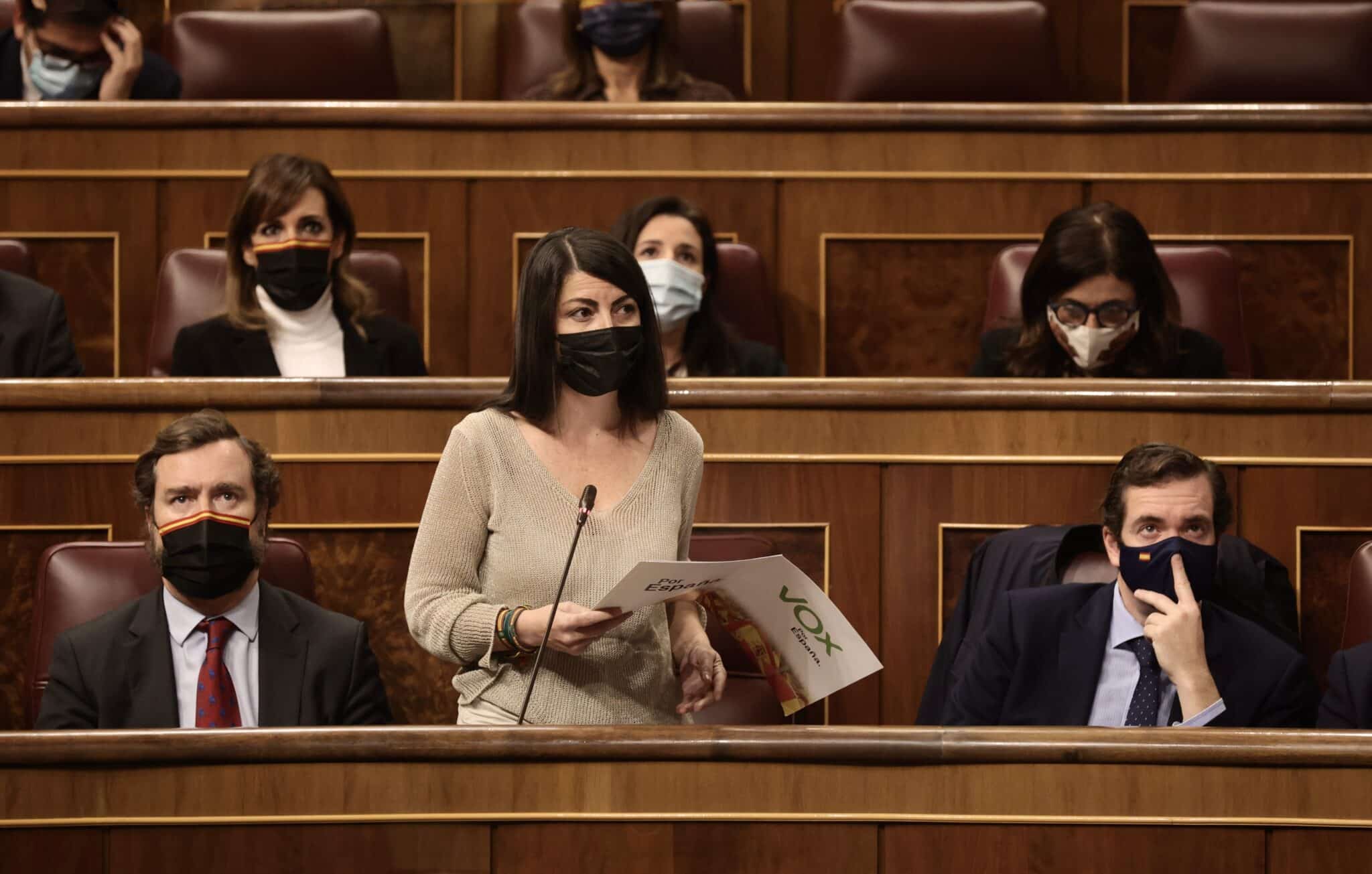 Macarena Olona, en el Congreso.