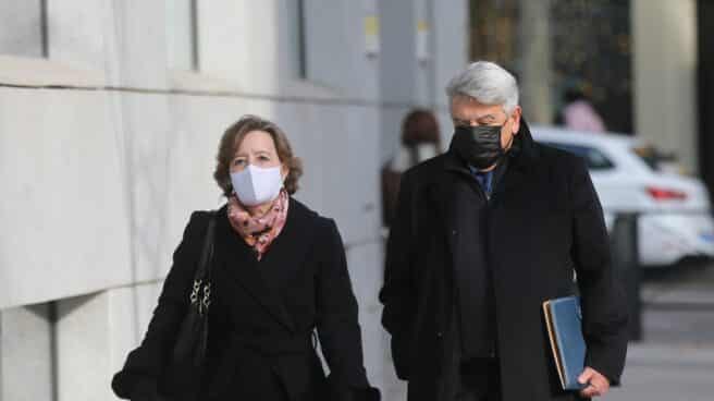 El que fuera jefe de seguridad de BBVA Julio Corrochano (d), acude a declarar por la macrocausa ‘Tándem'