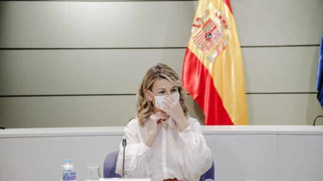 La vicepresidenta segunda del Gobierno y ministra de Trabajo y Economía Social, Yolanda Díaz. La vicepresidenta segunda del Gobierno y ministra de Trabajo y Economía Social, Yolanda Díaz.