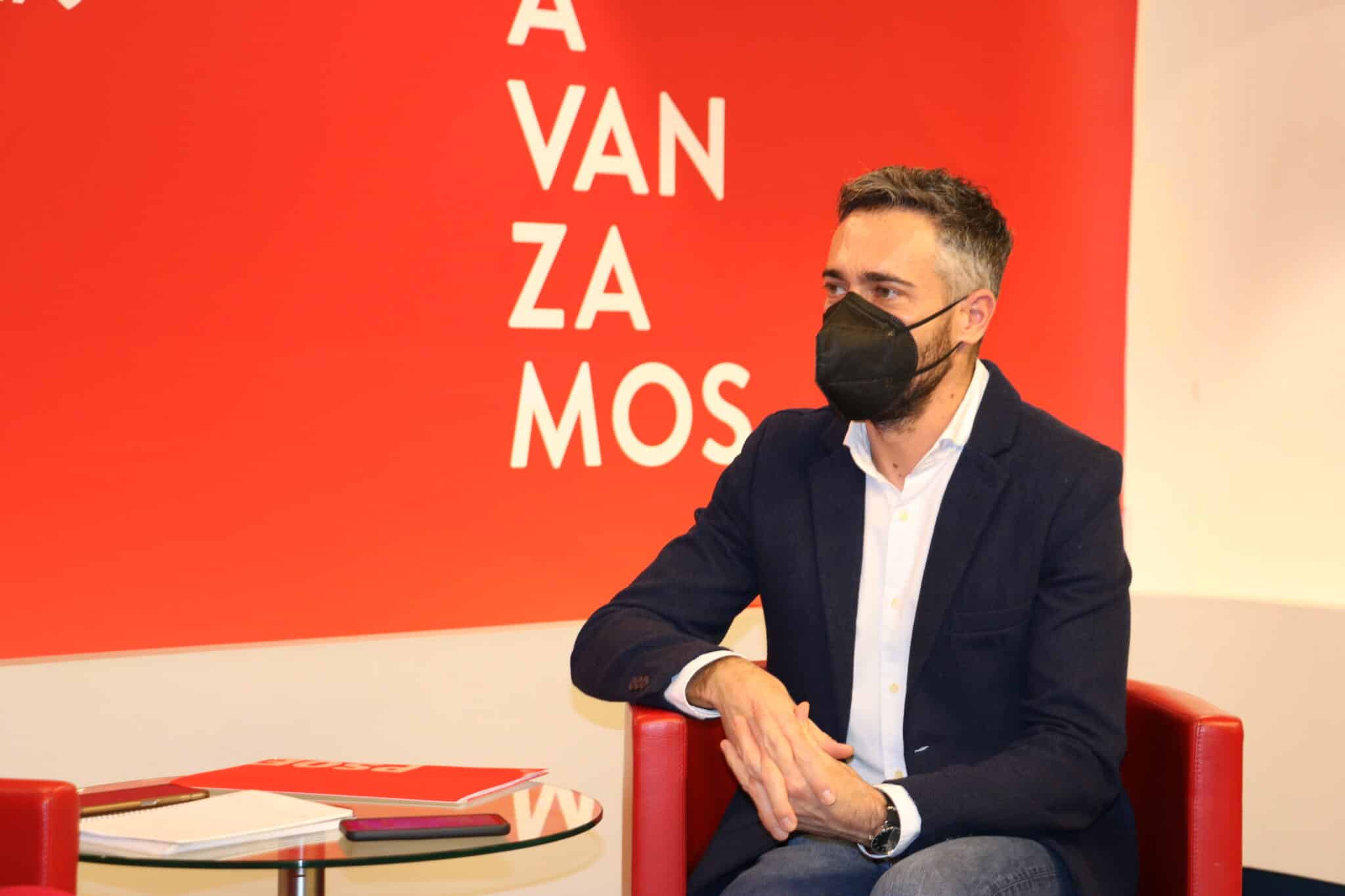 El portavoz de la Ejecutiva Federal del PSOE, Felipe Sicilia.