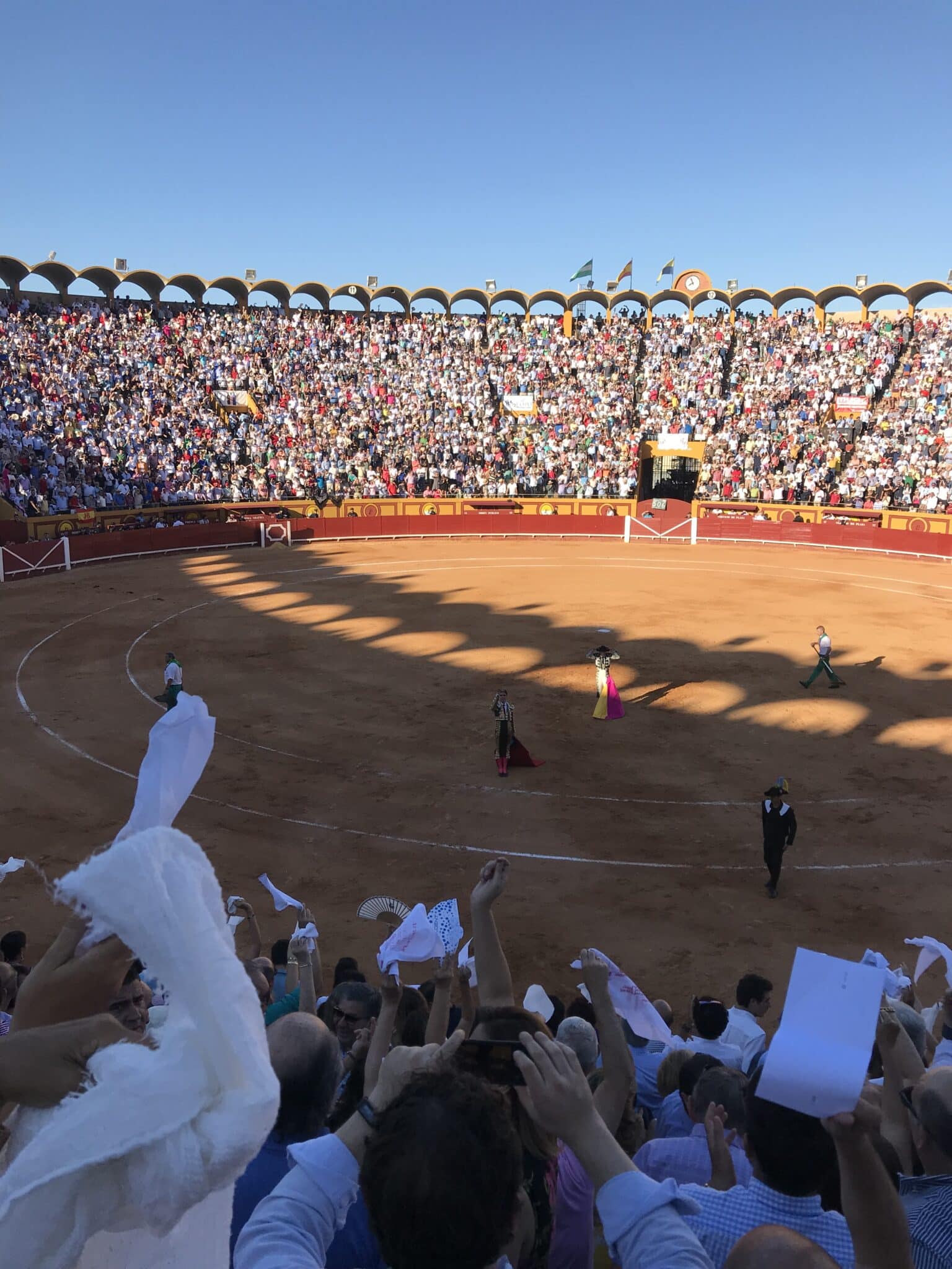 José Tomás, en la plaza de toros de Algeciras.