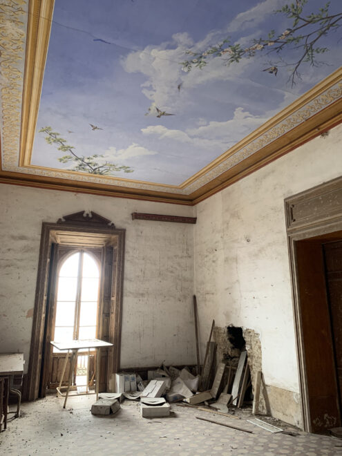 habitación del Palacio de Orleans-Borbón, Sanlúcar de Barrameda