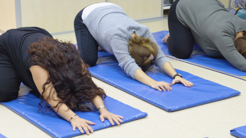 Participantes embarazadas en el curso de mindfulness