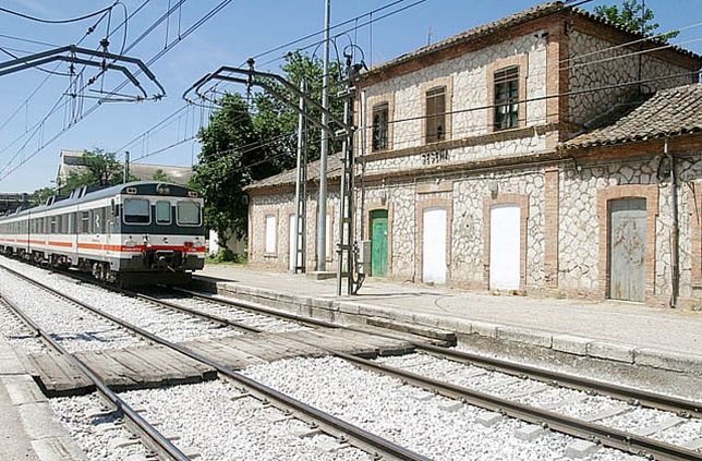 Apeadero de tren en Seseña