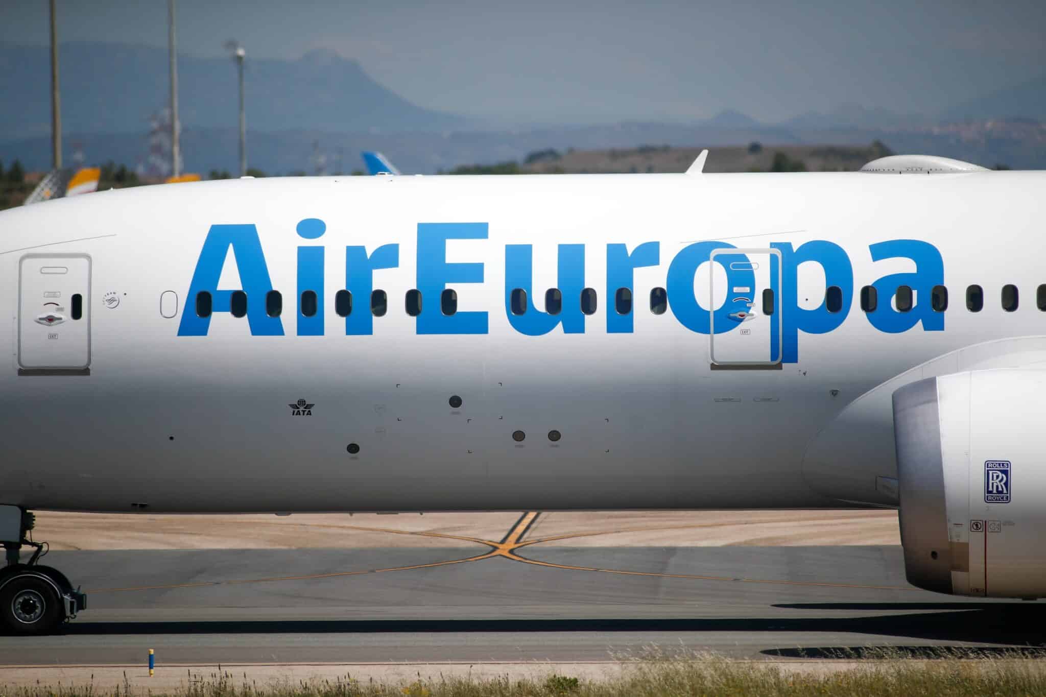 Imagen de un avión de Air Europa.