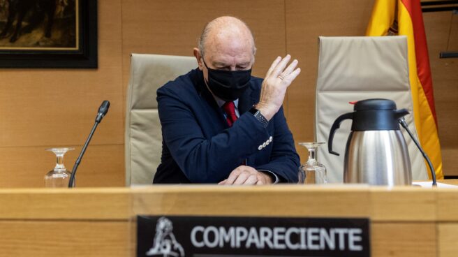 El exministro del Interior Jorge Fernández Díaz, en el Congreso. El exministro del Interior Jorge Fernández Díaz, en el Congreso.