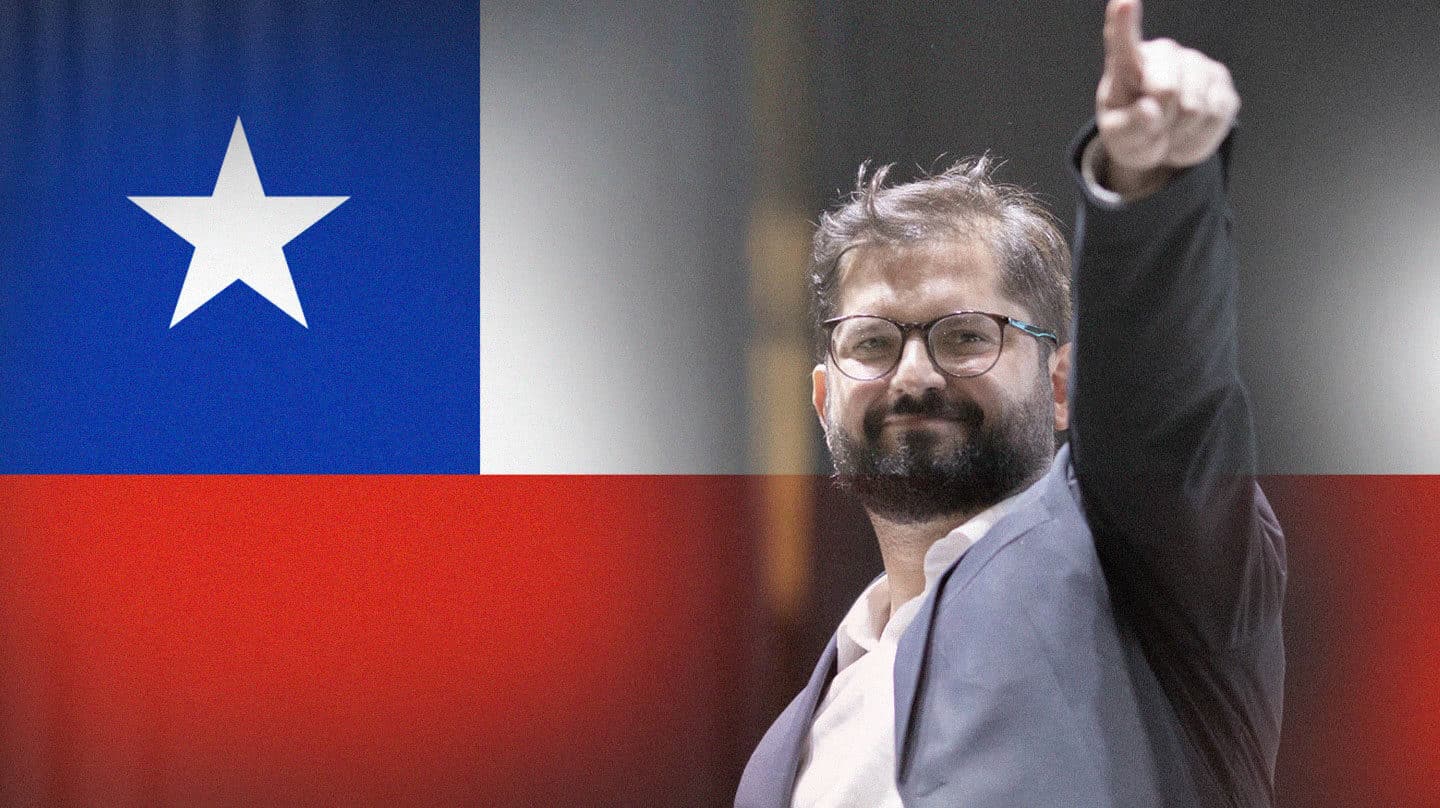 Gabriel Boric, presidente electo de Chile, en su primer discurso tras la victoria